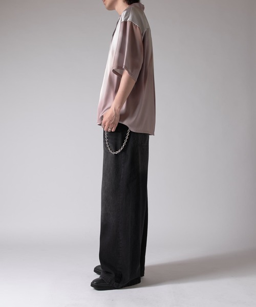 Lui's（ルイス）の「ニュアンスプリントシャツ（シャツ/ブラウス・メンズ・オフホワイト/ダークブラウン・S/M）」の7枚目の写真