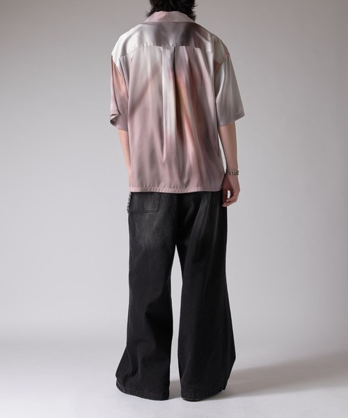 Lui's（ルイス）の「ニュアンスプリントシャツ（シャツ/ブラウス・メンズ・オフホワイト/ダークブラウン・S/M）」の8枚目の写真