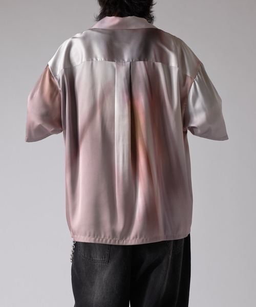 Lui's（ルイス）の「ニュアンスプリントシャツ（シャツ/ブラウス・メンズ・オフホワイト/ダークブラウン・S/M）」の5枚目の写真