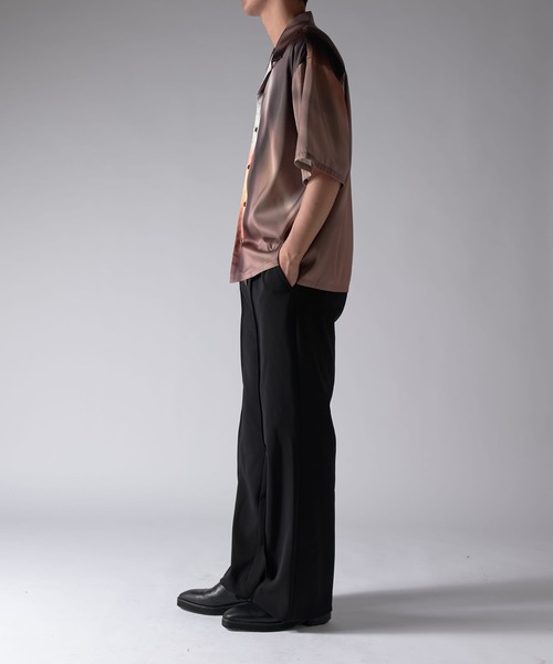 Lui's（ルイス）の「ニュアンスプリントシャツ（シャツ/ブラウス・メンズ・オフホワイト/ダークブラウン・S/M）」の15枚目の写真