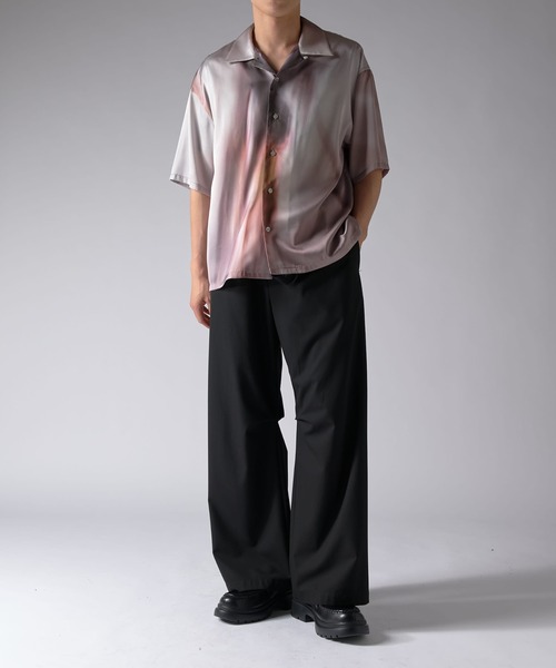 Lui's（ルイス）の「ニュアンスプリントシャツ（シャツ/ブラウス・メンズ・オフホワイト/ダークブラウン・S/M）」の16枚目の写真