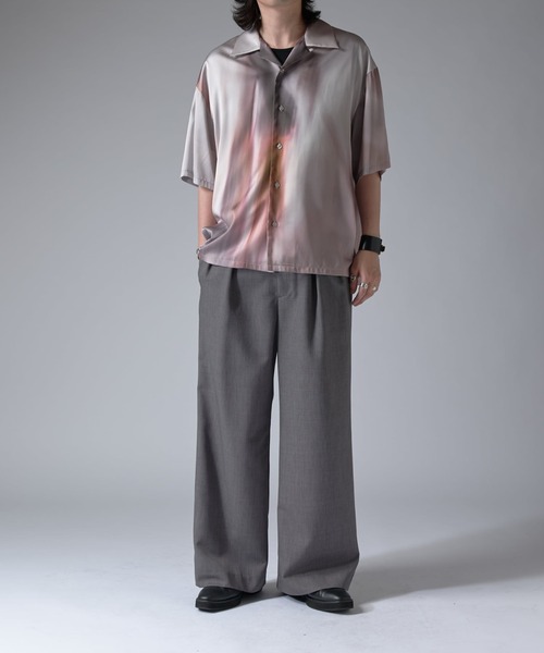 Lui's（ルイス）の「ニュアンスプリントシャツ（シャツ/ブラウス・メンズ・オフホワイト/ダークブラウン・S/M）」の18枚目の写真