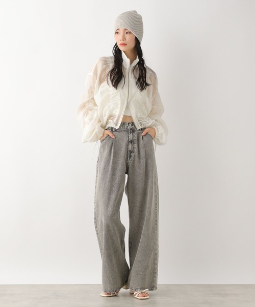 Heather（ヘザー）の「シャーリングシアーブルゾン　452626（ブルゾン・レディース・アイボリー/グレー/ブラック・FREE）」の22枚目の写真