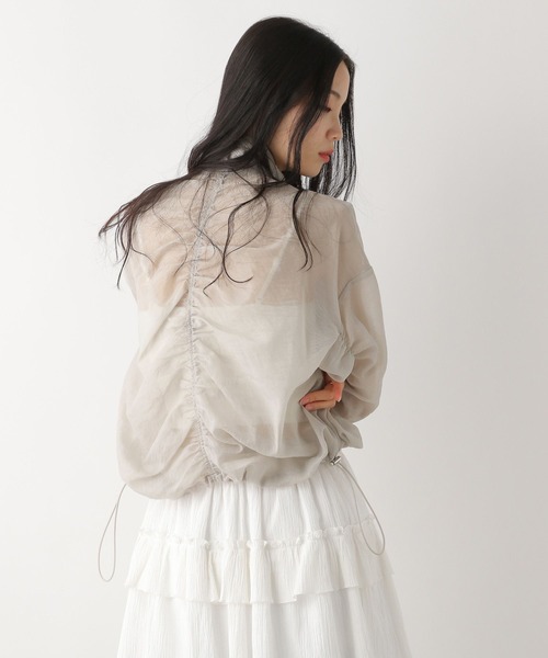 Heather（ヘザー）の「シャーリングシアーブルゾン　452626（ブルゾン・レディース・アイボリー/グレー/ブラック・FREE）」の7枚目の写真