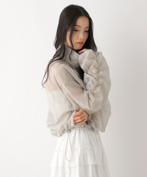 Heather（ヘザー）の「シャーリングシアーブルゾン　452626（ブルゾン・レディース・アイボリー/グレー/ブラック・FREE）」の8枚目の写真