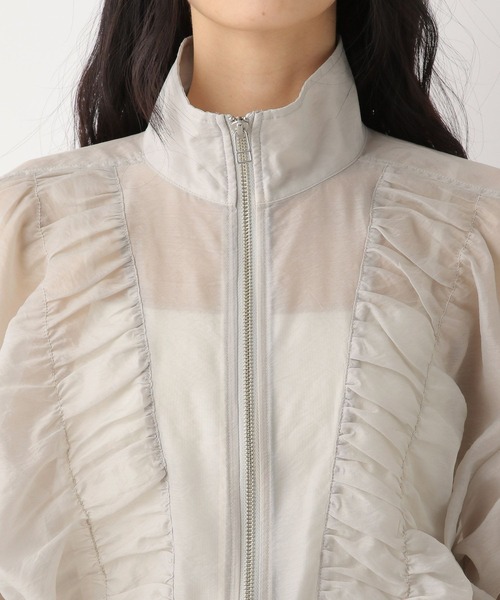 Heather（ヘザー）の「シャーリングシアーブルゾン　452626（ブルゾン・レディース・アイボリー/グレー/ブラック・FREE）」の12枚目の写真