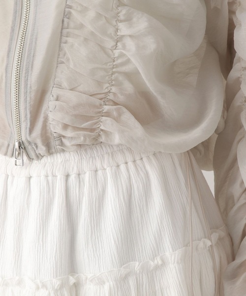 Heather（ヘザー）の「シャーリングシアーブルゾン　452626（ブルゾン・レディース・アイボリー/グレー/ブラック・FREE）」の15枚目の写真