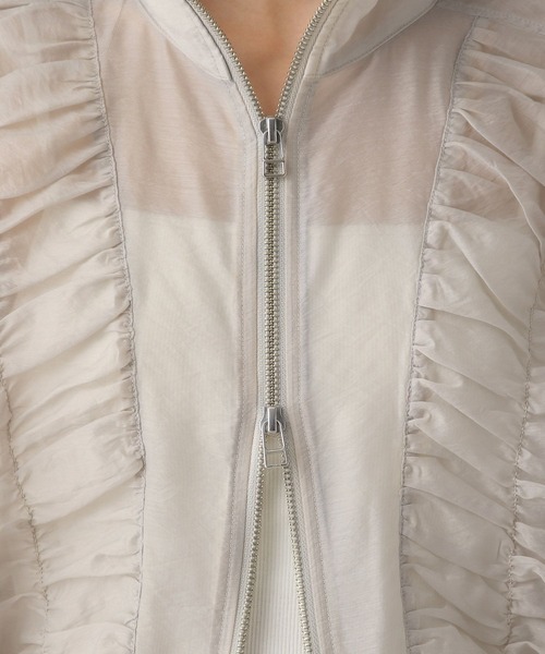 Heather（ヘザー）の「シャーリングシアーブルゾン　452626（ブルゾン・レディース・アイボリー/グレー/ブラック・FREE）」の17枚目の写真