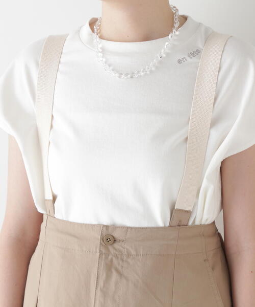 UNIVERSAL OVERALL（ユニバーサルオーバーオール）の「◆【UNIVERSAL OVER ALLコラボ】スカート（スカート・レディース・ピンク/ベージュ・SMALL/MEDIUM）」の4枚目の写真