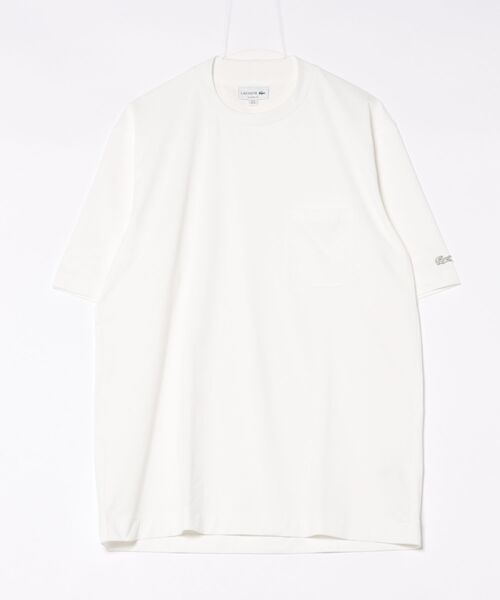 LACOSTE(ラコステ)の「《LACOSTE》速乾ストレッチポケットTシャツ(Tシャツ/カットソー・メンズ・ブラック/ブルー/ホワイト・5/3/4/6)」の2枚目の写真