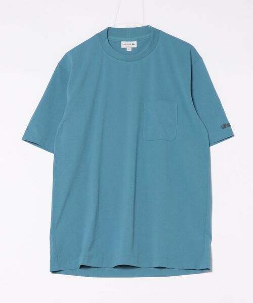 LACOSTE(ラコステ)の「《LACOSTE》速乾ストレッチポケットTシャツ(Tシャツ/カットソー・メンズ・ブラック/ブルー/ホワイト・5/3/4/6)」の3枚目の写真
