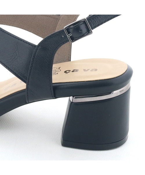 cava cava（サヴァサヴァ）の「ヒールアップストラップサンダル　3720553（サンダル・レディース・オレンジ/ブラック/グレイッシュベージュ・23.5cm/23cm/24.5cm/24cm/22.5cm）」の20枚目の写真