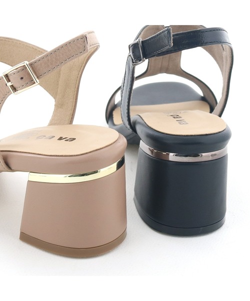 cava cava（サヴァサヴァ）の「ヒールアップストラップサンダル　3720553（サンダル・レディース・オレンジ/ブラック/グレイッシュベージュ・23.5cm/23cm/24.5cm/24cm/22.5cm）」の14枚目の写真