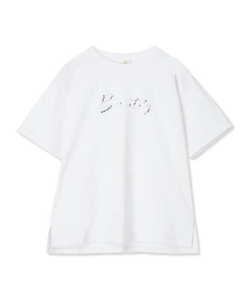 A/C DESIGN BY ALPHA CUBIC(エーシーデザインバイアルファキュービック)の「2025春夏【接触冷感・UVカット】刺しゅうロゴTシャツ(Tシャツ/カットソー・レディース・ブラック/オフホワイト・M/L)」の20枚目の写真