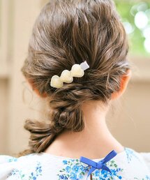 apres les cours | ハートモチーフヘアクリップセット(バレッタ/ヘアクリップ)