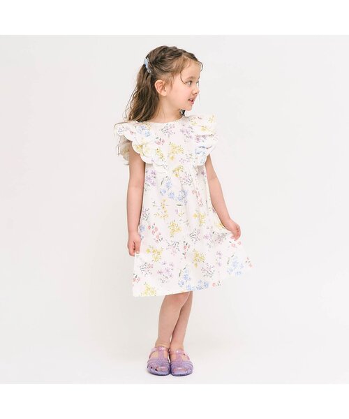 apres les cours(アプレレクール)の「ハートモチーフヘアクリップセット(バレッタ/ヘアクリップ・キッズ・アイボリー/ブルー・FREE)」の4枚目の写真