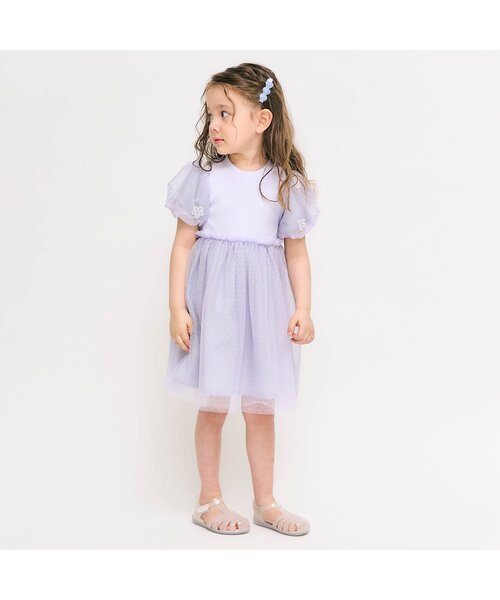 apres les cours(アプレレクール)の「ハートモチーフヘアクリップセット(バレッタ/ヘアクリップ・キッズ・アイボリー/ブルー・FREE)」の5枚目の写真