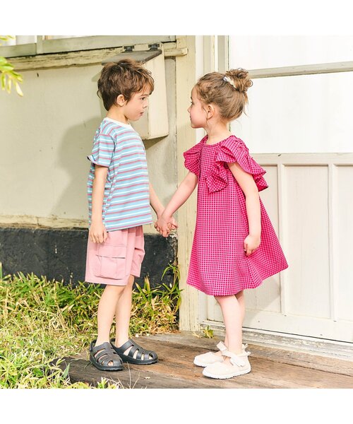 apres les cours(アプレレクール)の「ハートモチーフヘアクリップセット(バレッタ/ヘアクリップ・キッズ・アイボリー/ブルー・FREE)」の9枚目の写真