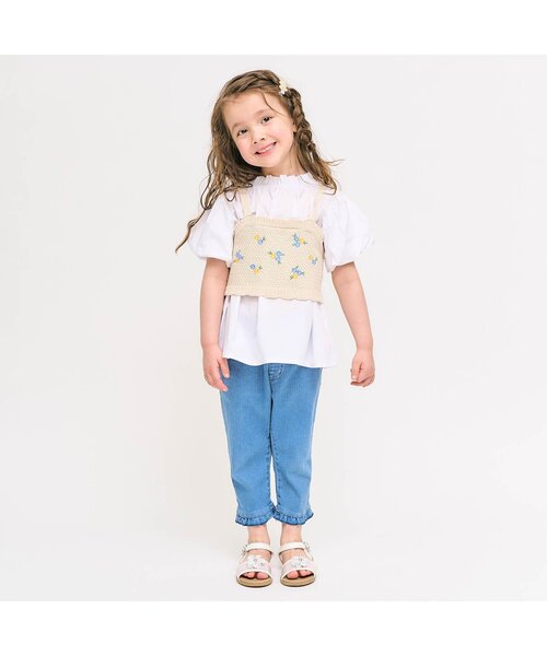 apres les cours(アプレレクール)の「ハートモチーフヘアクリップセット(バレッタ/ヘアクリップ・キッズ・アイボリー/ブルー・FREE)」の13枚目の写真