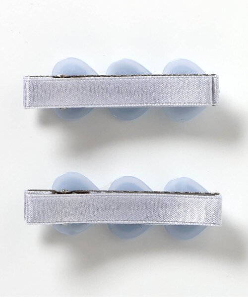 apres les cours(アプレレクール)の「ハートモチーフヘアクリップセット(バレッタ/ヘアクリップ・キッズ・アイボリー/ブルー・FREE)」の18枚目の写真