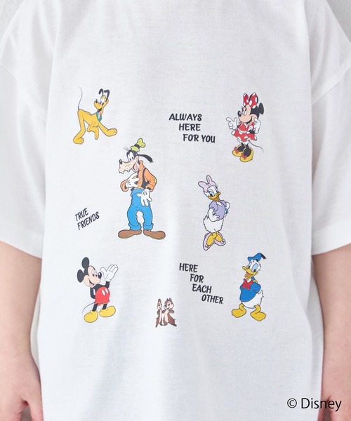 セール】【Disney】【ディズニー】キャラクタープリント 半袖Tシャツ