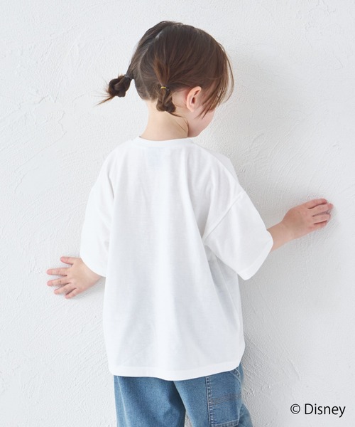 pairmanon(ペアマノン)の「【Disney】【ディズニー】キャラクタープリント 半袖Tシャツ(Tシャツ/カットソー・キッズ・ホワイト/ピンク/ブルー/ブラック・100/110/120/130/140/80/90)」の7枚目の写真