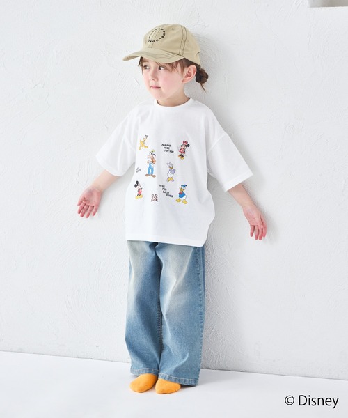 pairmanon(ペアマノン)の「【Disney】【ディズニー】キャラクタープリント 半袖Tシャツ(Tシャツ/カットソー・キッズ・ホワイト/ピンク/ブルー/ブラック・100/110/120/130/140/80/90)」の10枚目の写真