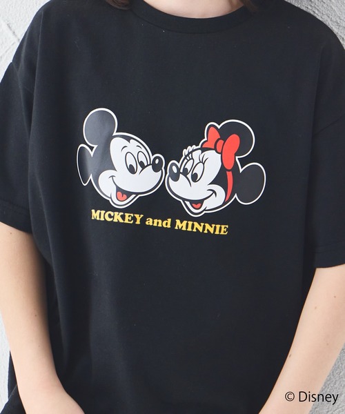 pairmanon(ペアマノン)の「【Disney】【ディズニー】キャラクタープリント 半袖Tシャツ(Tシャツ/カットソー・キッズ・ホワイト/ピンク/ブルー/ブラック・100/110/120/130/140/80/90)」の12枚目の写真