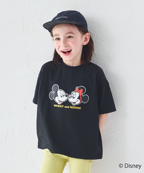 pairmanon(ペアマノン)の「【Disney】【ディズニー】キャラクタープリント 半袖Tシャツ(Tシャツ/カットソー・キッズ・ホワイト/ピンク/ブルー/ブラック・100/110/120/130/140/80/90)」の14枚目の写真