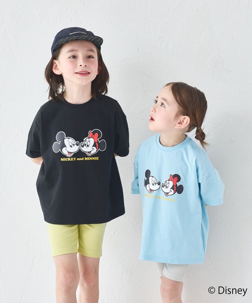 pairmanon(ペアマノン)の「【Disney】【ディズニー】キャラクタープリント 半袖Tシャツ(Tシャツ/カットソー・キッズ・ホワイト/ピンク/ブルー/ブラック・100/110/120/130/140/80/90)」の15枚目の写真
