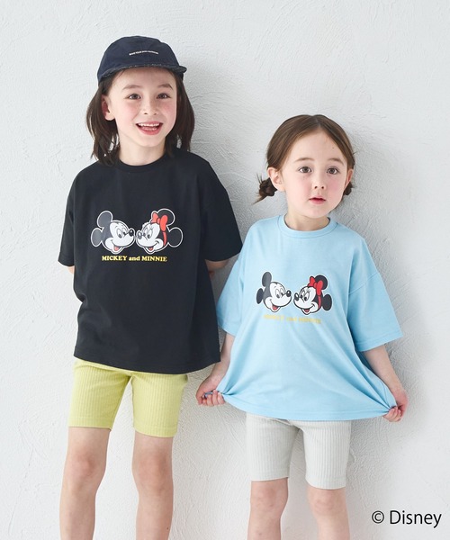 pairmanon(ペアマノン)の「【Disney】【ディズニー】キャラクタープリント 半袖Tシャツ(Tシャツ/カットソー・キッズ・ホワイト/ピンク/ブルー/ブラック・100/110/120/130/140/80/90)」の17枚目の写真