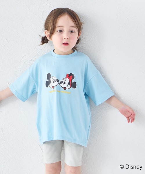 pairmanon(ペアマノン)の「【Disney】【ディズニー】キャラクタープリント 半袖Tシャツ(Tシャツ/カットソー・キッズ・ホワイト/ピンク/ブルー/ブラック・100/110/120/130/140/80/90)」の22枚目の写真