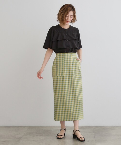 スカート GROVE 21SS WAY SKIRT [2COLOR] GROVE(グローブ) スカート(レディース) - 海外通販のBUYMA