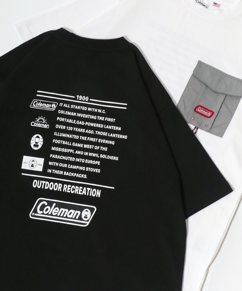 セール】Coleman/コールマン オーバーサイズ ワッペンロゴ刺繍 バック