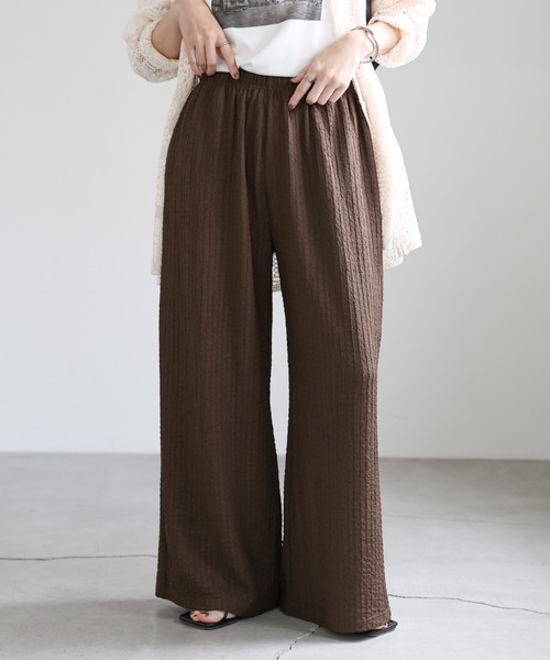 エンブロイダリーイージーパンツ（その他パンツ）｜select MOCA