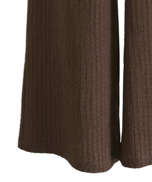 select MOCA(セレクトモカ)の「エンブロイダリーイージーパンツ(その他パンツ・レディース・ブラウン/ブラック・FREE)」の6枚目の写真