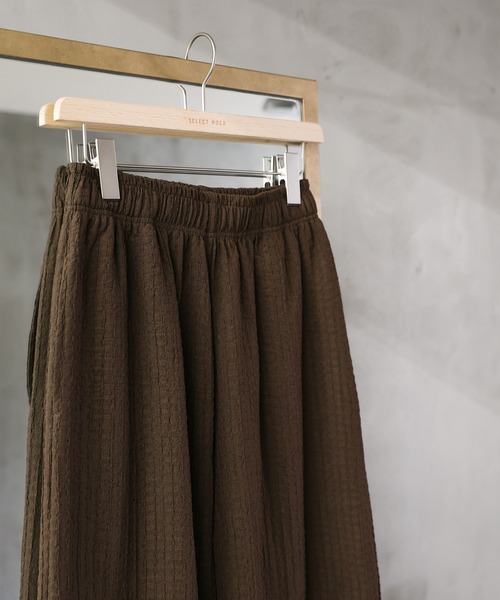 select MOCA(セレクトモカ)の「エンブロイダリーイージーパンツ(その他パンツ・レディース・ブラウン/ブラック・FREE)」の17枚目の写真