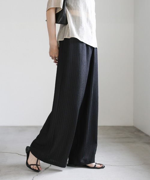 select MOCA(セレクトモカ)の「エンブロイダリーイージーパンツ(その他パンツ・レディース・ブラウン/ブラック・FREE)」の9枚目の写真