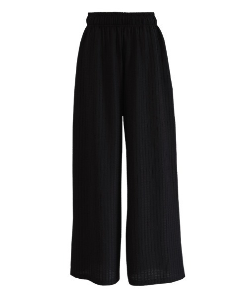 select MOCA(セレクトモカ)の「エンブロイダリーイージーパンツ(その他パンツ・レディース・ブラウン/ブラック・FREE)」の3枚目の写真