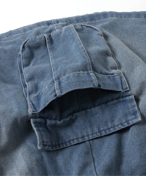 algy（アルジー）の「カーゴ台形スカパン（スカート・キッズ・カーキ/サックスブルー/ブラック/ベージュ・XX-SMALL/X-SMALL/MEDIUM/SMALL）」の6枚目の写真