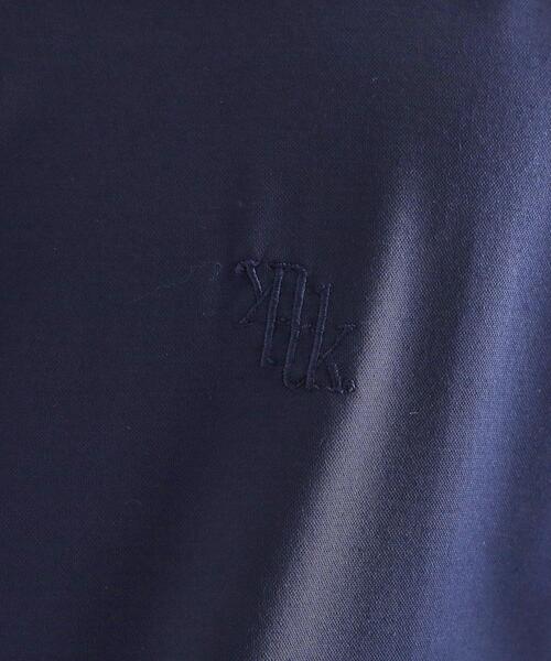 tk.TAKEO KIKUCHI（ティーケータケオキクチ）の「【マシンウォッシャブル】ハイゲージジャージストレッチポロシャツ（ポロシャツ・メンズ・ホワイト/ネイビー/サックスブルー・02/03）」の16枚目の写真