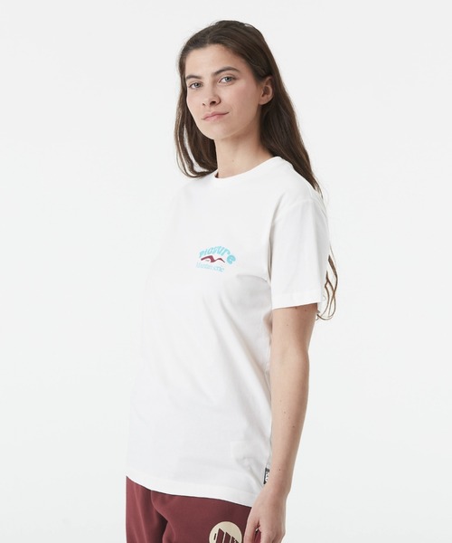 PICTURE ORGANIC CLOTHING(ピクチャーオーガニッククロージング)の「【PICTURE/ピクチャー】D&S MOUNT AKA TEE バックプリント ワンポイント Tシャツ(Tシャツ/カットソー・メンズ・ホワイト・MEDIUM/LARGE)」の4枚目の写真