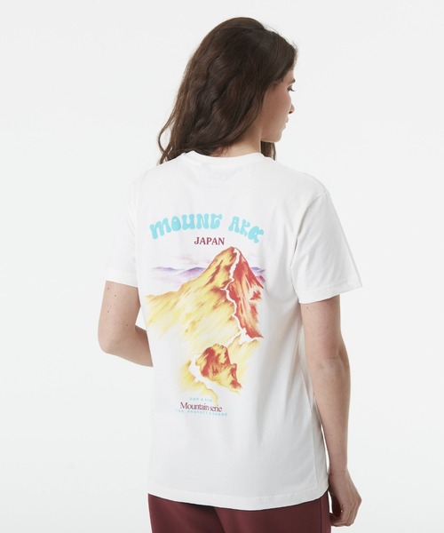PICTURE ORGANIC CLOTHING(ピクチャーオーガニッククロージング)の「【PICTURE/ピクチャー】D&S MOUNT AKA TEE バックプリント ワンポイント Tシャツ(Tシャツ/カットソー・メンズ・ホワイト・MEDIUM/LARGE)」の3枚目の写真