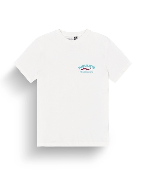 PICTURE ORGANIC CLOTHING(ピクチャーオーガニッククロージング)の「【PICTURE/ピクチャー】D&S MOUNT AKA TEE バックプリント ワンポイント Tシャツ(Tシャツ/カットソー・メンズ・ホワイト・MEDIUM/LARGE)」の2枚目の写真