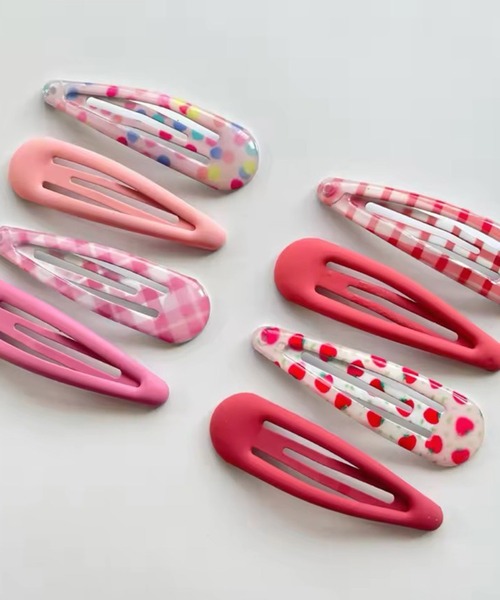 hymy（ヒュミュ）の「【 hymy-ヒュミュ- 】 キッズ カラフル パッチン ヘアピン ( 4個セット ) #（ヘアピン・キッズ・グリーン/ブルー/イエロー/ピンク/レッド/ブラウン・FREE）」の11枚目の写真