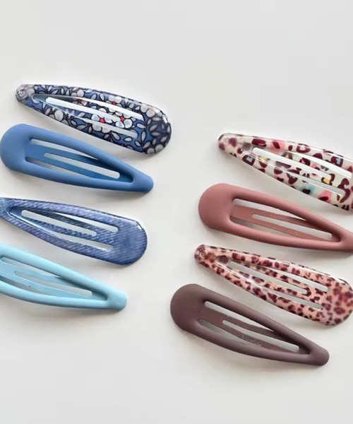 hymy（ヒュミュ）の「【 hymy-ヒュミュ- 】 キッズ カラフル パッチン ヘアピン ( 4個セット ) #（ヘアピン・キッズ・グリーン/ブルー/イエロー/ピンク/レッド/ブラウン・FREE）」の9枚目の写真