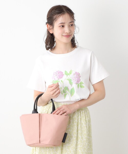 LAURA ASHLEY(ローラアシュレイ)の「配色ナイロンバッグ(ショルダーバッグ・レディース・ピンク系/ベージュ/ブルー・00)」の7枚目の写真