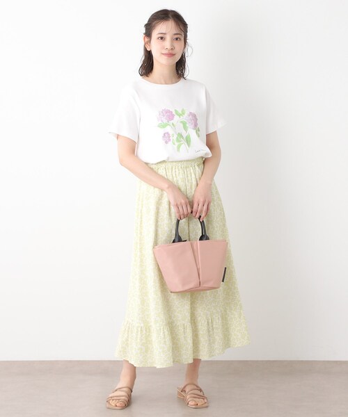 LAURA ASHLEY(ローラアシュレイ)の「配色ナイロンバッグ(ショルダーバッグ・レディース・ピンク系/ベージュ/ブルー・00)」の8枚目の写真
