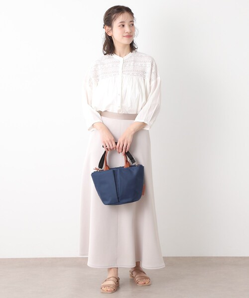 LAURA ASHLEY(ローラアシュレイ)の「配色ナイロンバッグ(ショルダーバッグ・レディース・ピンク系/ベージュ/ブルー・00)」の10枚目の写真