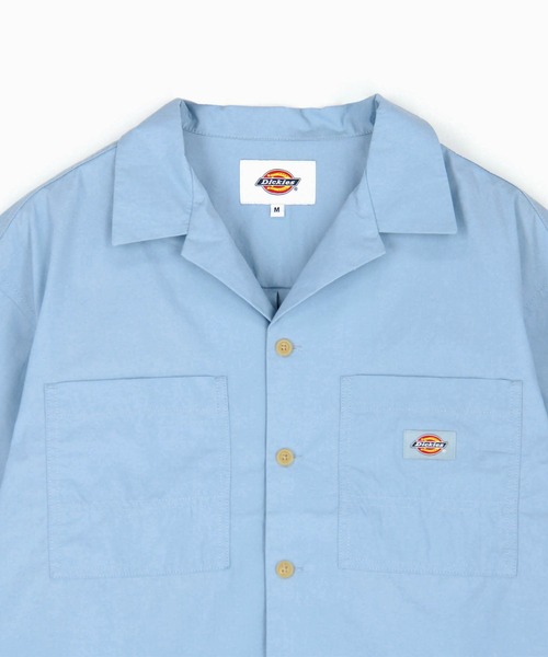 【Dickies】オープンカラークロップドシャツ Dickies】オープンカラークロップドシャツ（シャツ/ブラウス